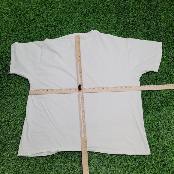 Vintage 90s Funny Dollie Llama Shirt XL/2XL 24x27 White Bar-&-Grill - Picture 3 of 15